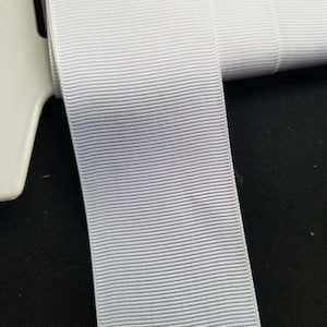 1.5&quot; wide white grosgrain ribbon (r-27)