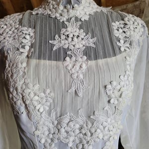 Bell Sleeve Ombre Venise Lace Gown