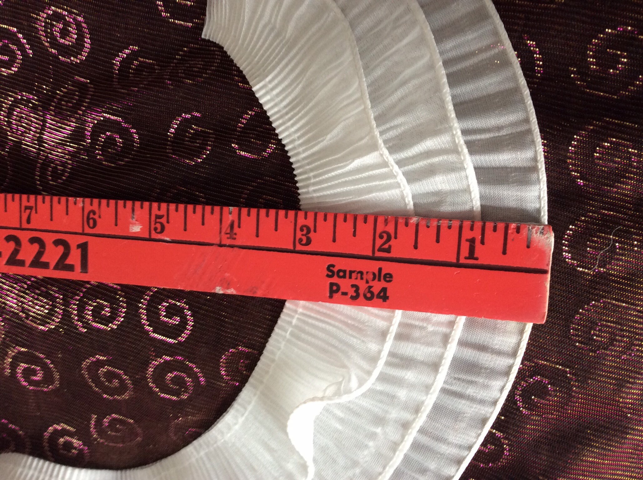 Historial Ruffle Trim Vintage White 3-tiered Fluted Ruffle Trim (#25) - Etsy