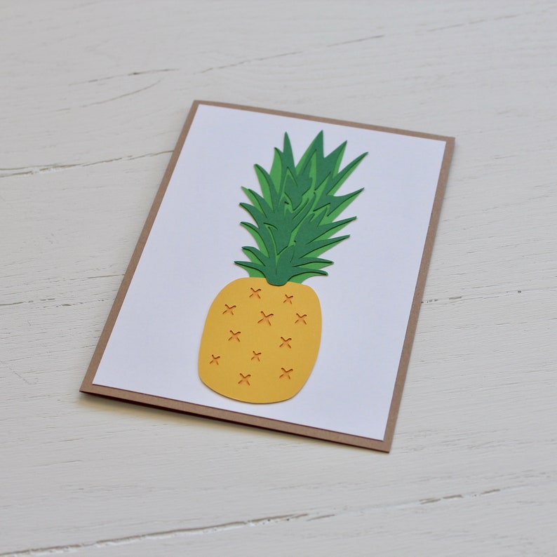 Pineapple Housewarming Card Etsy