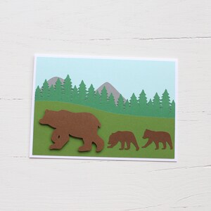 Momma Bear and Cubs Handmade Mother's Day Card image 4