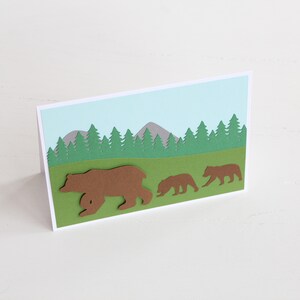 Momma Bear and Cubs Handmade Mother's Day Card image 6