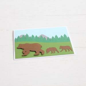 Momma Bear and Cubs Handmade Mother's Day Card image 5