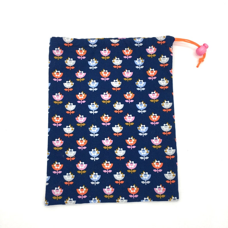 baby-reusable bag zero waste Oeko Tex cloth travel baggift bag flowers and pets