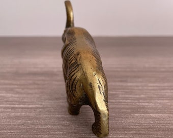 Bronze Elephant Statue - Elephant Figure - Elephant Sculpture - Animal Art Figure - Miniature Elephant Figure - Bronze Miniature