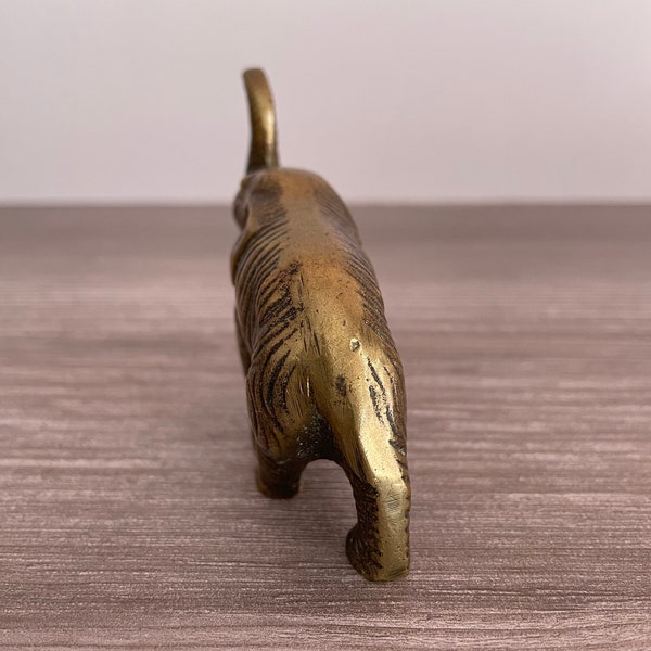 Bronze Elephant Statue - Elephant Figure - Elephant Sculpture - Animal Art Figure - Miniature Elephant Figure - Bronze Miniature