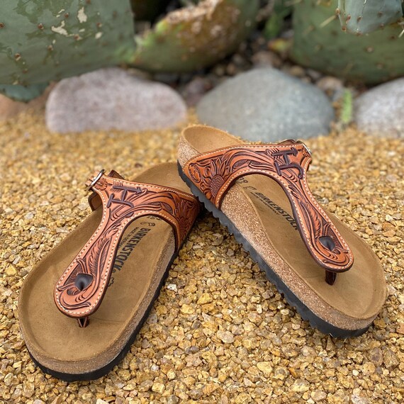 tooled birkenstocks