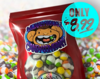 8oz Original Freeze Dried Skittles - 1/2 Pound Sealed Bag PLUS Extras!
