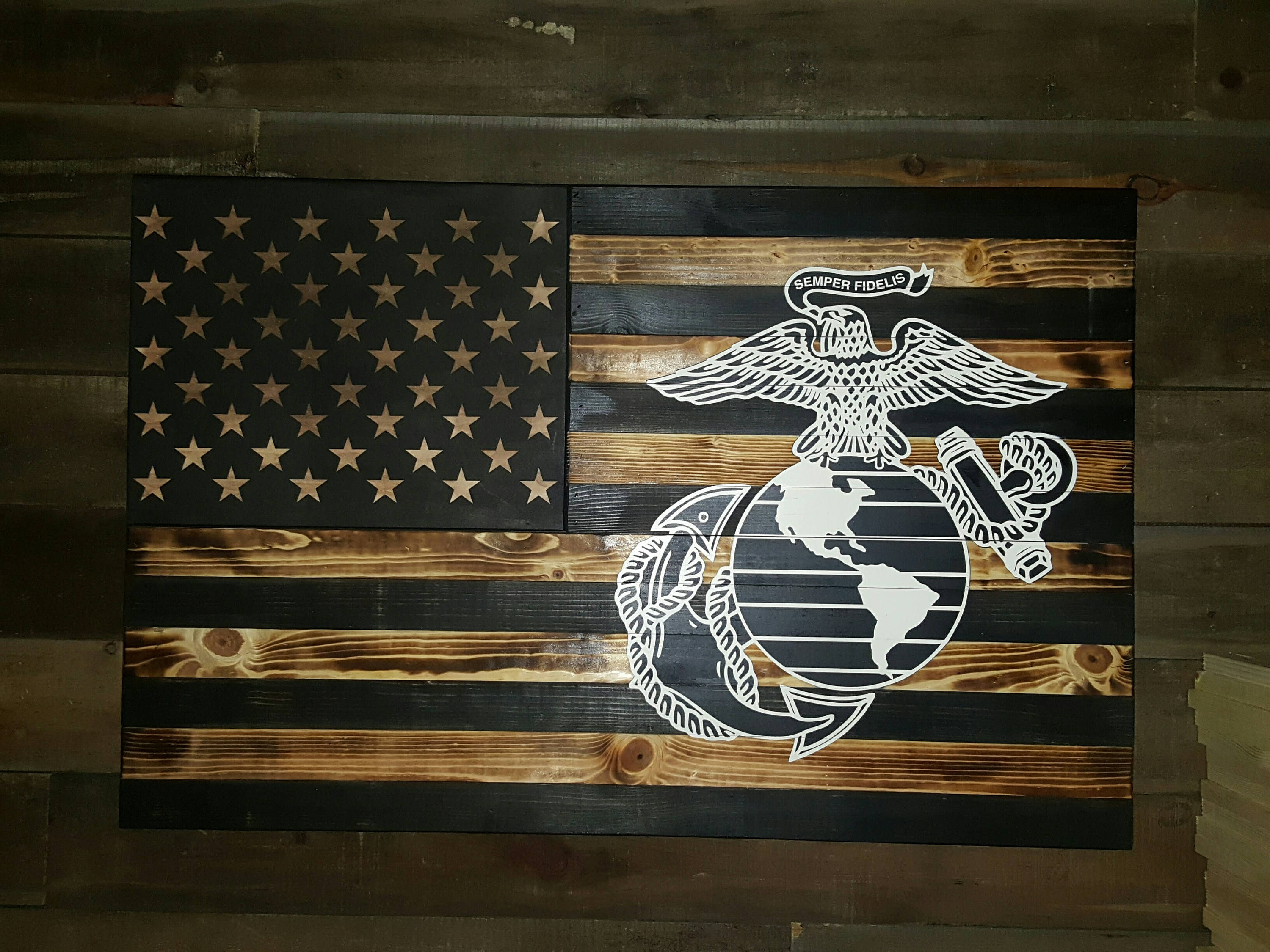 Large Concealed Weapon American Flag with Large Logo Etsy