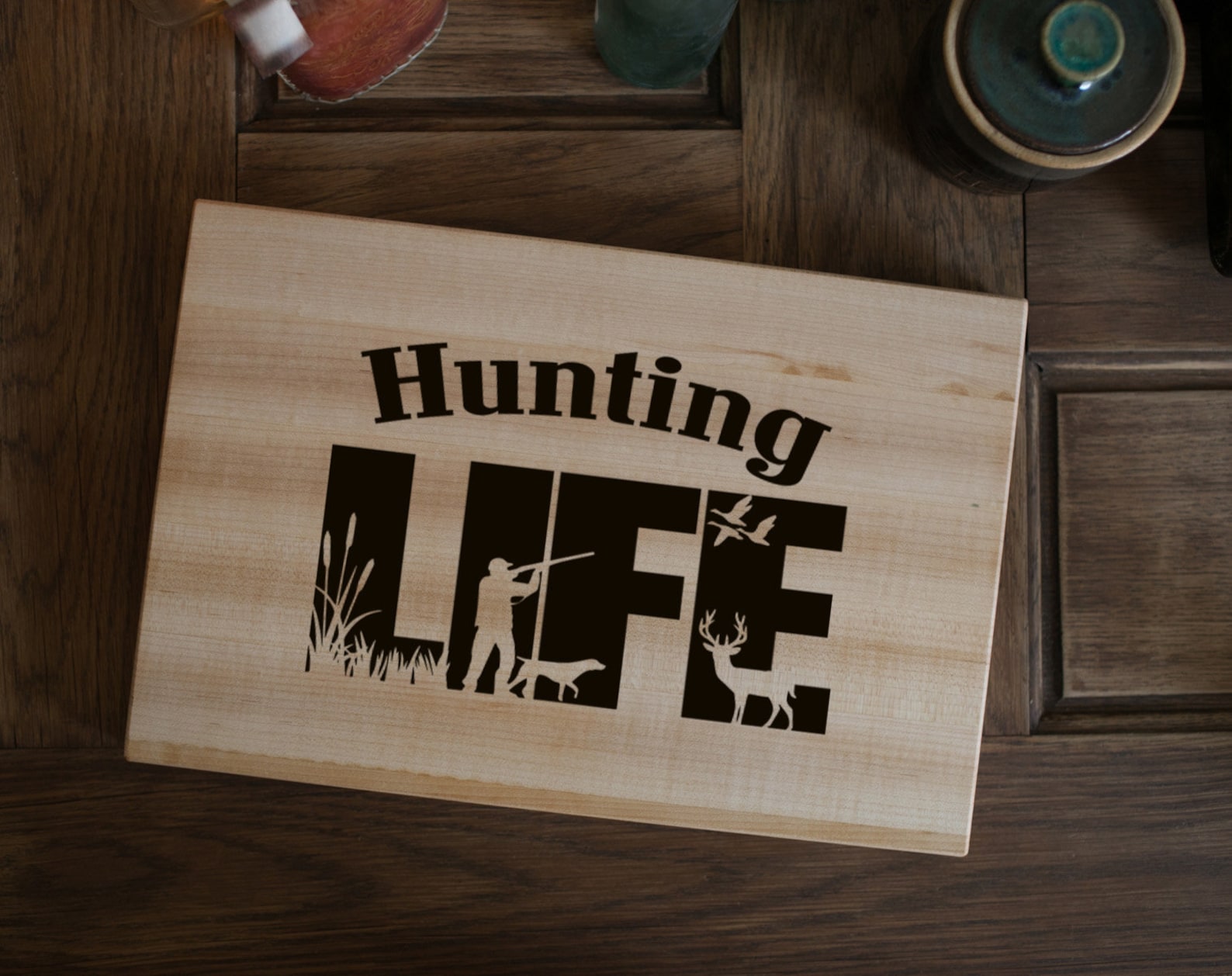 Hunting Life gift outdoor hunters gift gift for dad cutting Etsy