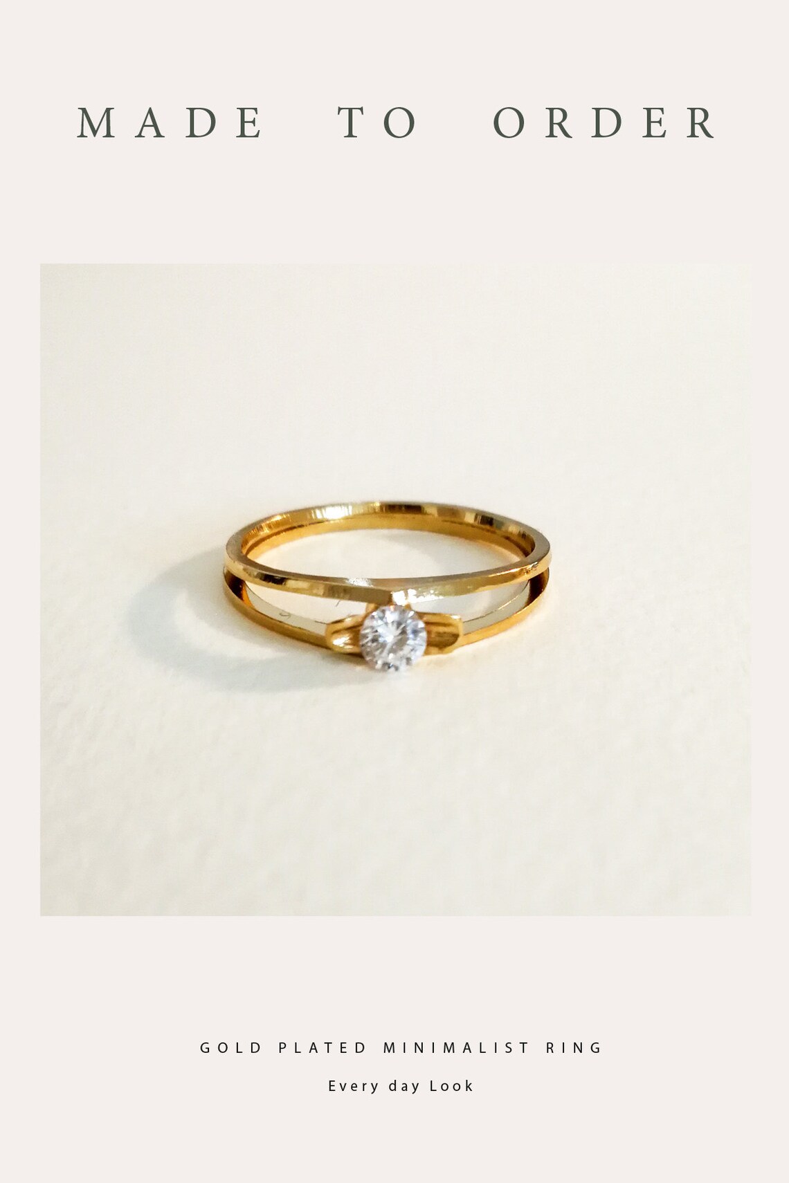 18K Sophia Black Stone Ring main image 0