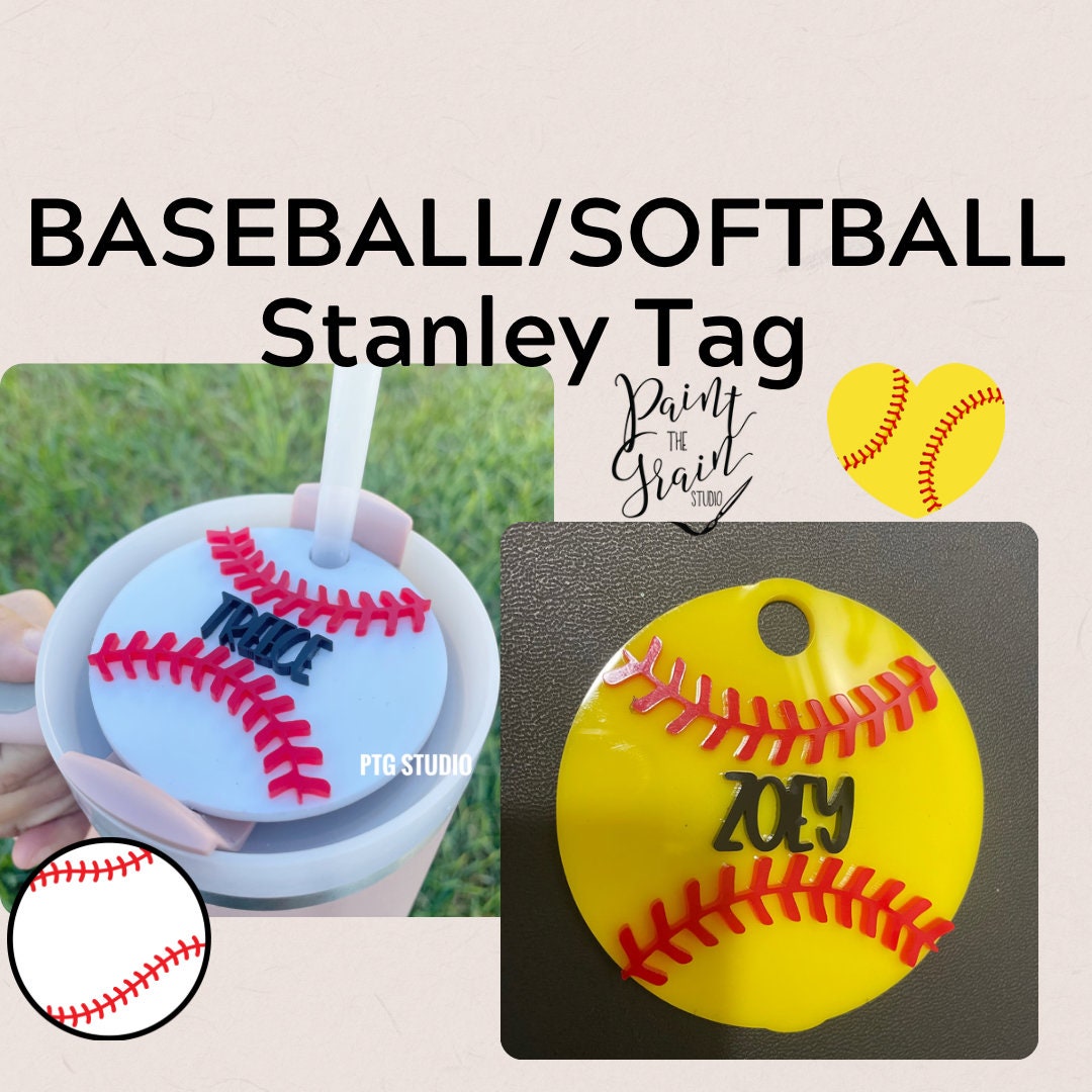 40oz Sports Handle Tumblers Baseball or Softball – Mermaids & Monograms