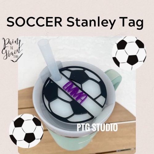 Soccer Straw Topper – Etch and Ember