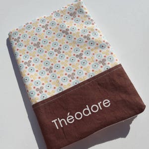 Health booklet protection cover personalized chocolate clovers