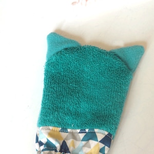 Waschlappen, Babywaschlappen, Kinderwaschlappen, Badehandschuh, skandinavische Dreiecke