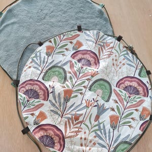 Schwimmbadmatte, Umkleidekabine, trockene Füße, wasserdicht, Badeanzug, Tasche, Hygiene, Blumen, Art Deco