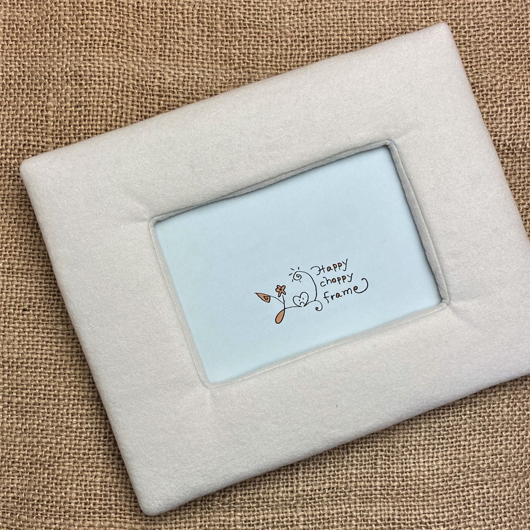 Plain White Photo Frame Fabric Photo Frame Fabric Decoration Etsy