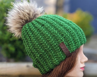 Evergreen Hat Knitting Pattern
