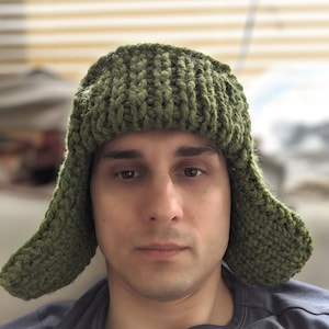 Knitting Pattern || Trapper Unisex Earflap Hat Pattern || Hat Knitting Pattern || Chunky Hat Pattern