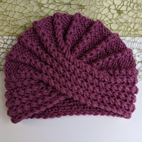 Strickmuster für Turbanmützen