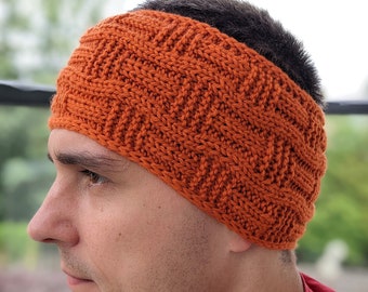 Broadway Knit Headband Pattern for Men || Knit Men's Headband Pattern | Knit Men's Ear Warmer Pattern