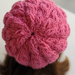 Flat Knit Cable Hat Pattern image 8