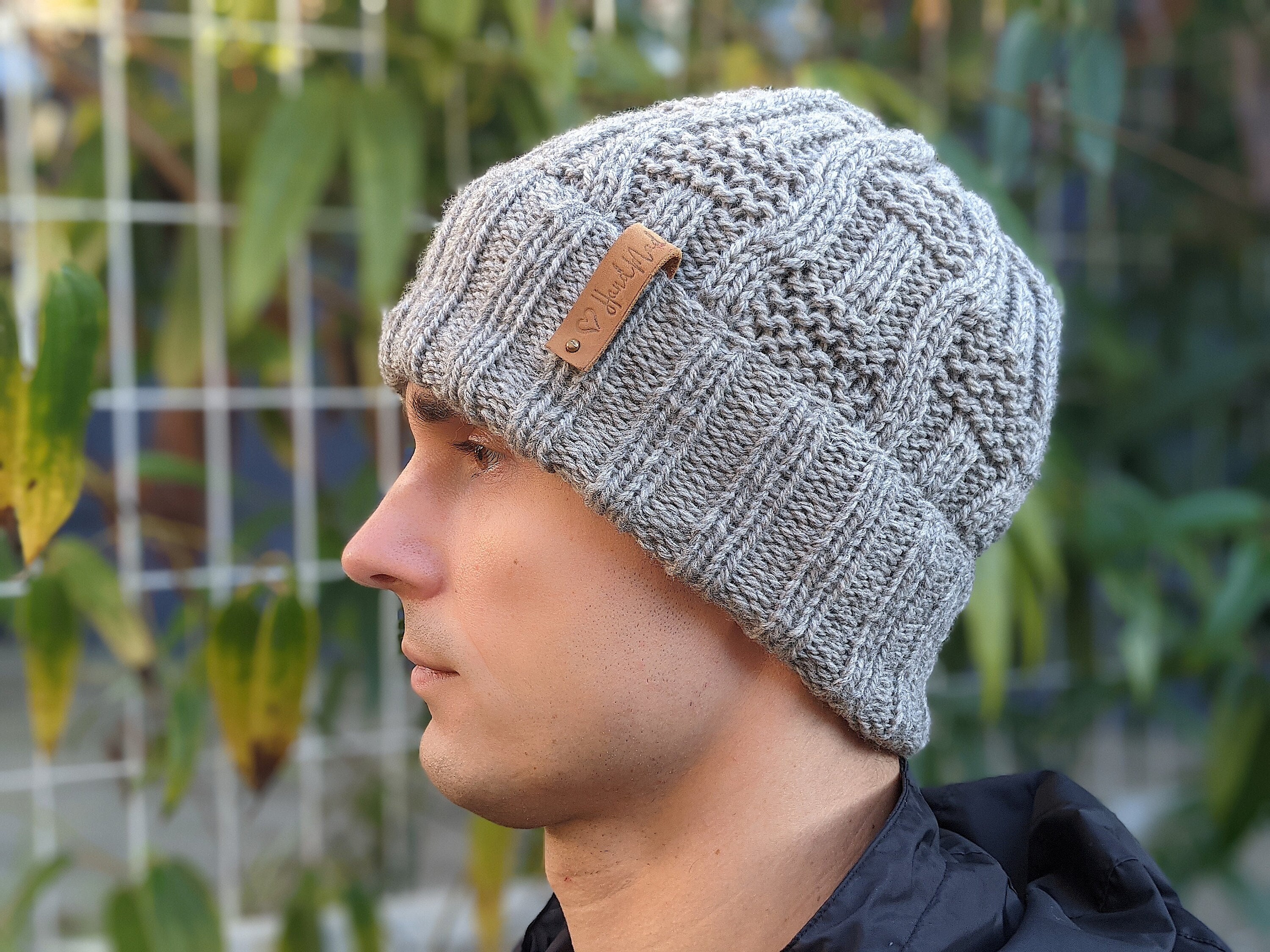 Broadway Chunky Hat Knitting Pattern for Men Etsy