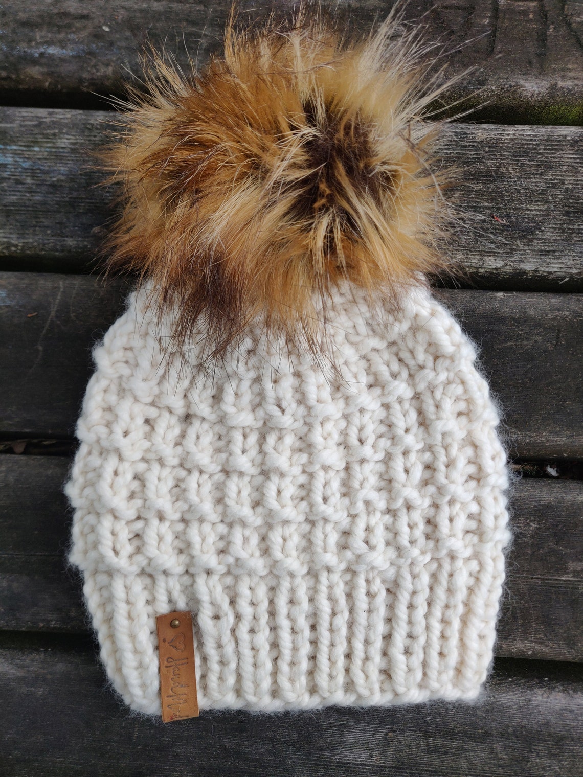 Knitting Pattern Vortex Bulky Knit Hat Pattern Winter Etsy
