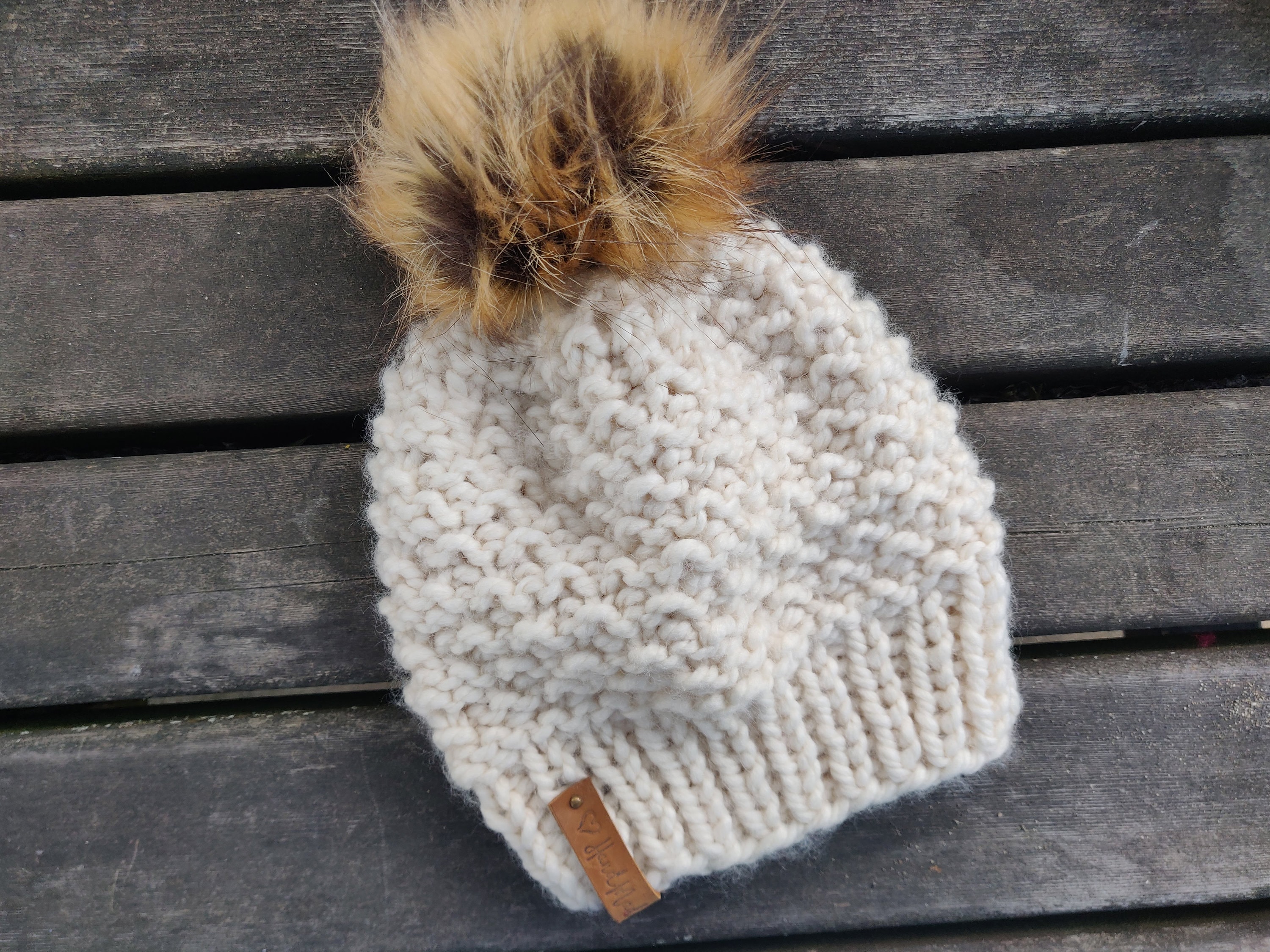 Knitting Pattern Snowflake Knit Hat Pattern Winter Knit Etsy