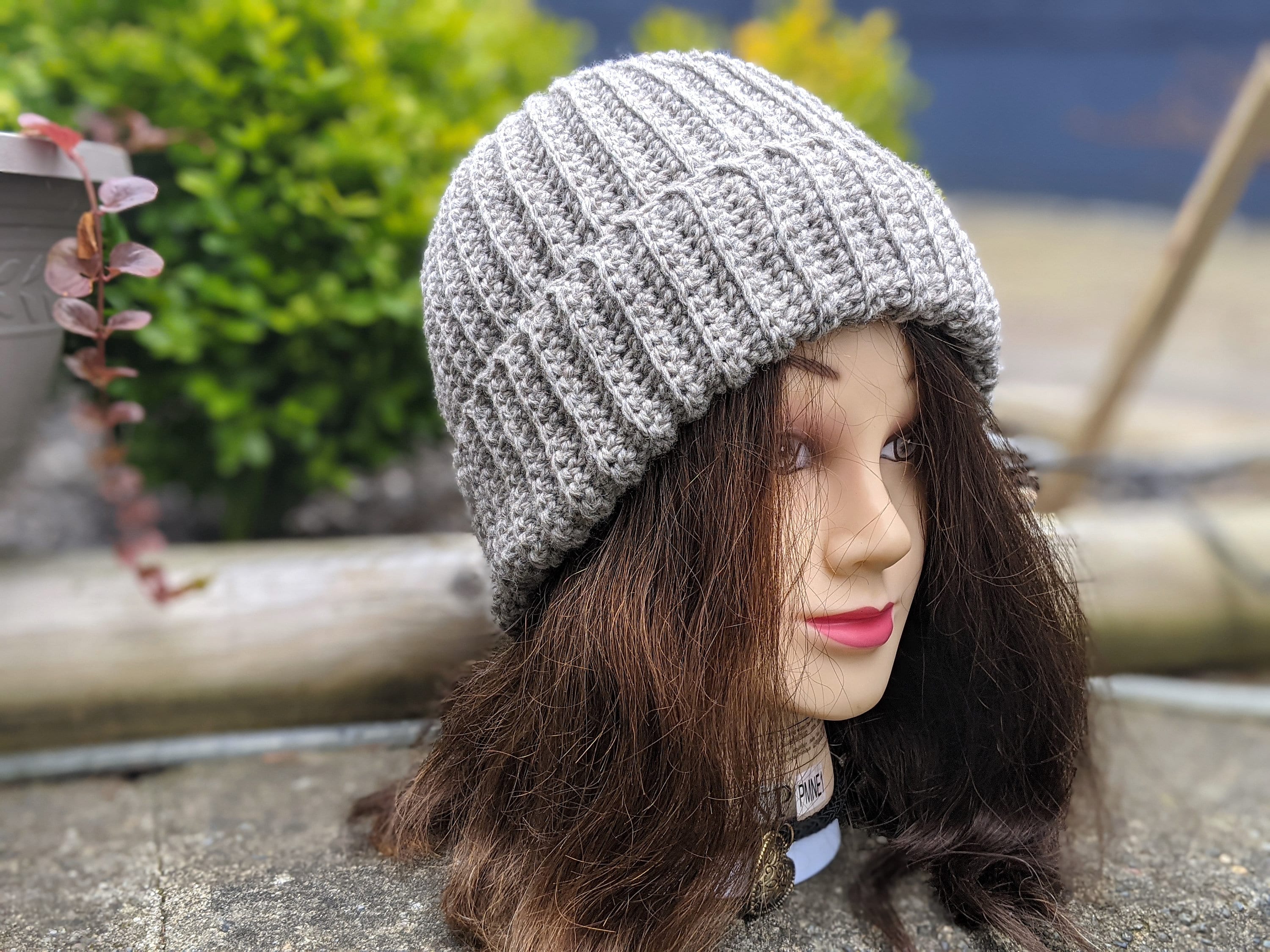 Crochet Ribbed Hat Pattern for Men & Women - Etsy