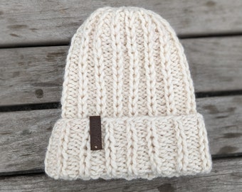 Royal Icing Bulky Hat Knitting Pattern