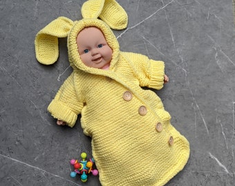 Baby Sleep Sack / Baby Cocoon Knitting Pattern