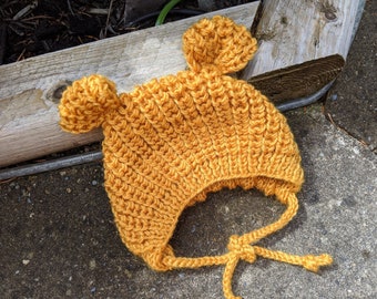 Knitting Pattern || Spikelet Baby Knitting Bonnet || Baby Bonnet Knitting Pattern || Bonnet Knit Pattern