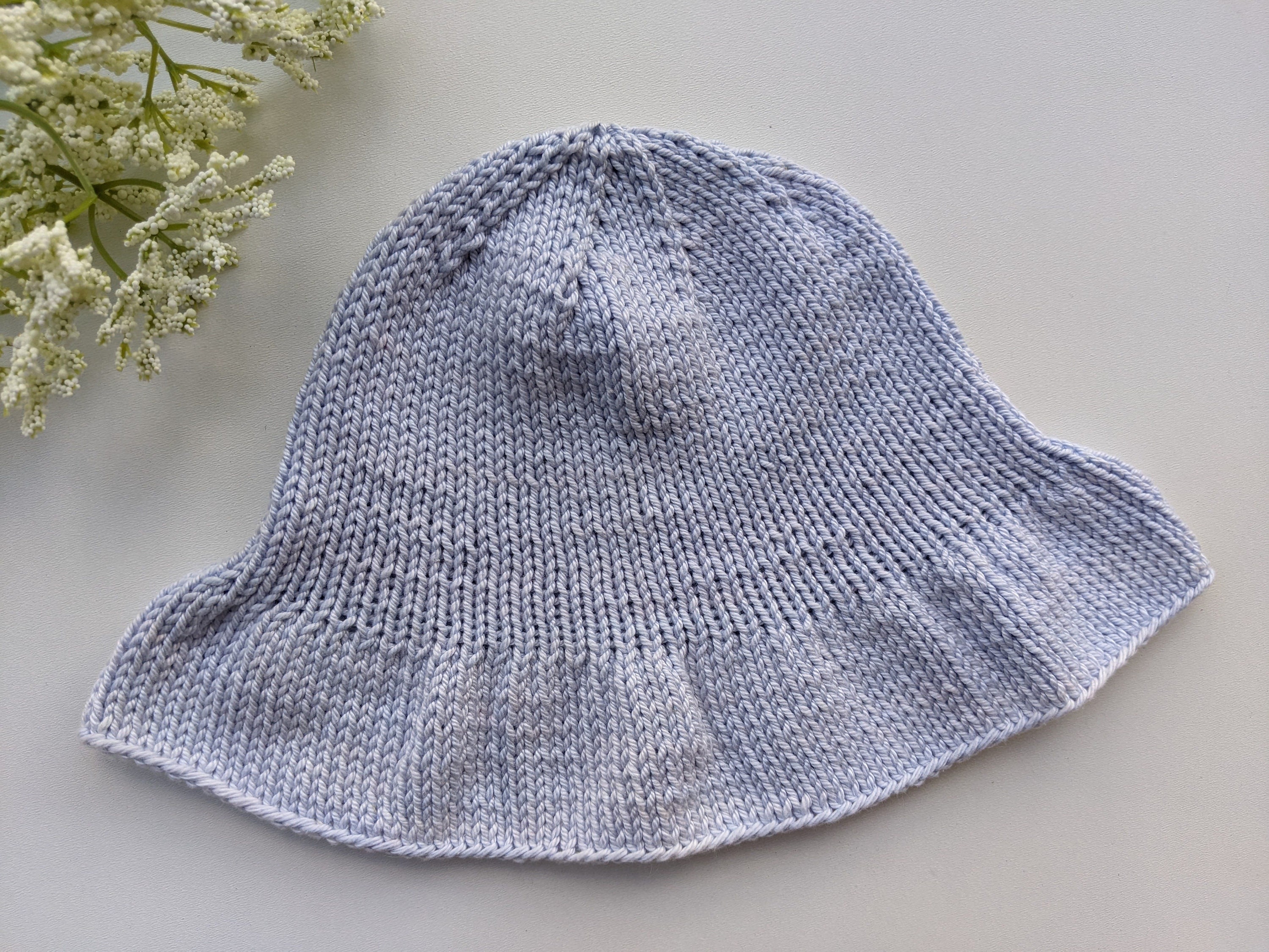 Knit Summer Bucket Hat Pattern - Etsy