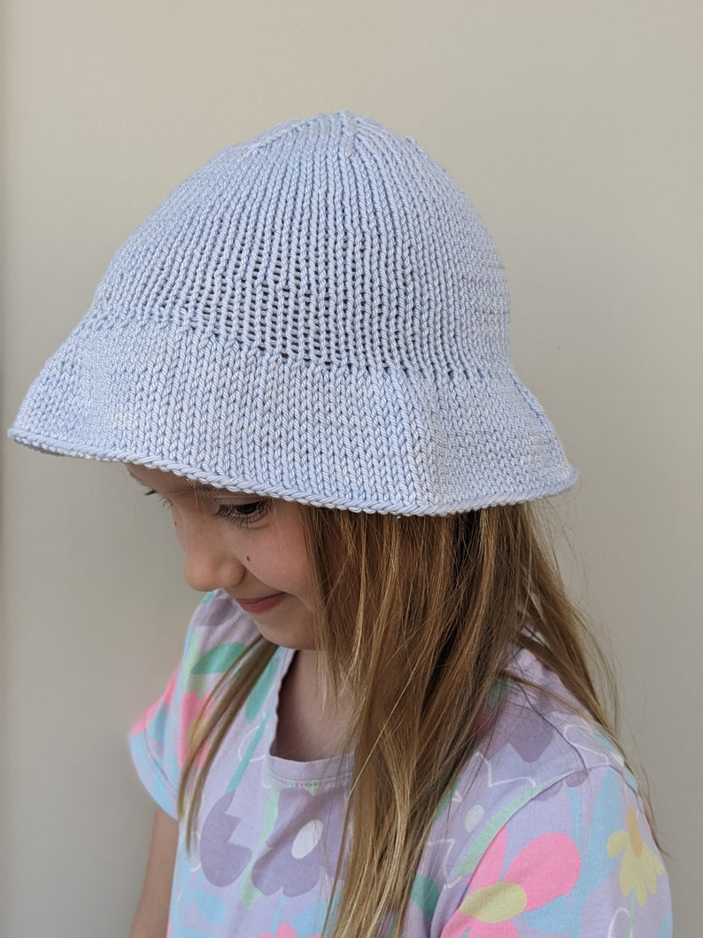 Knit Summer Bucket Hat Pattern - Etsy
