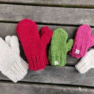 Mittens Pattern || Family Set Bulky Knit Mittens - for Kids, Men and Women || Knit Mittens Pattern || Easy Mittens Pattern || Knit Mittens