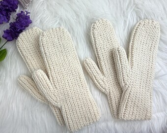 Patrón de guantes de ganchillo para parejas