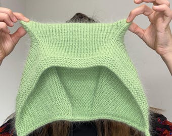 Knit Kitty Style Hat Pattern