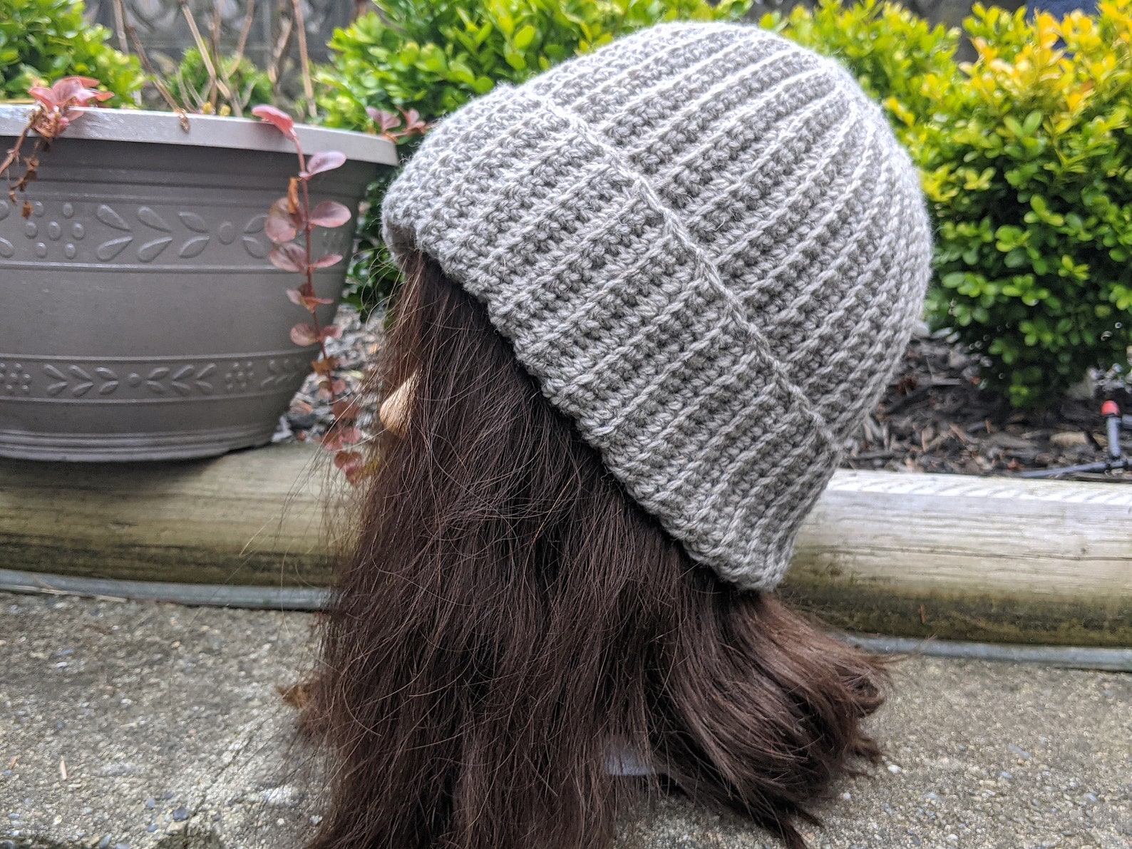 Crochet Ribbed Hat Pattern for Men & Women - Etsy