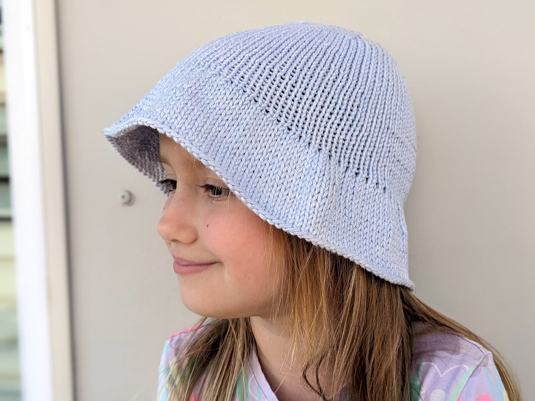 Knit Summer Bucket Hat Pattern - Etsy