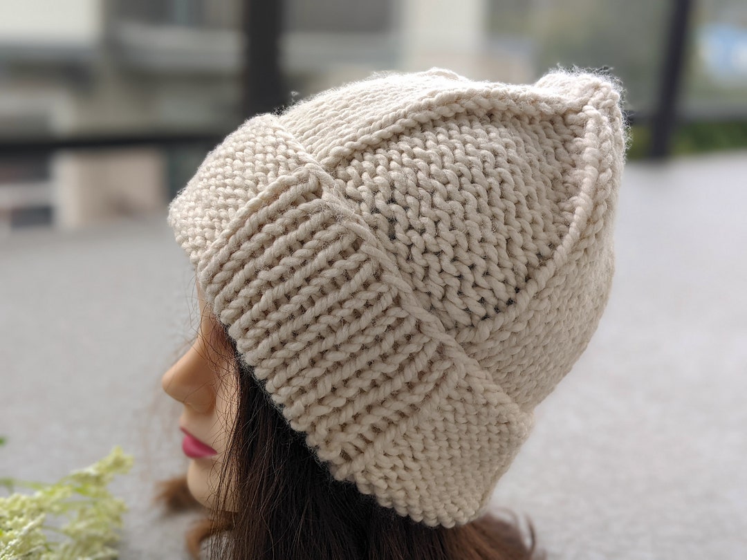 Knit Wool Ease Thick & Quick Hat Pattern - Etsy