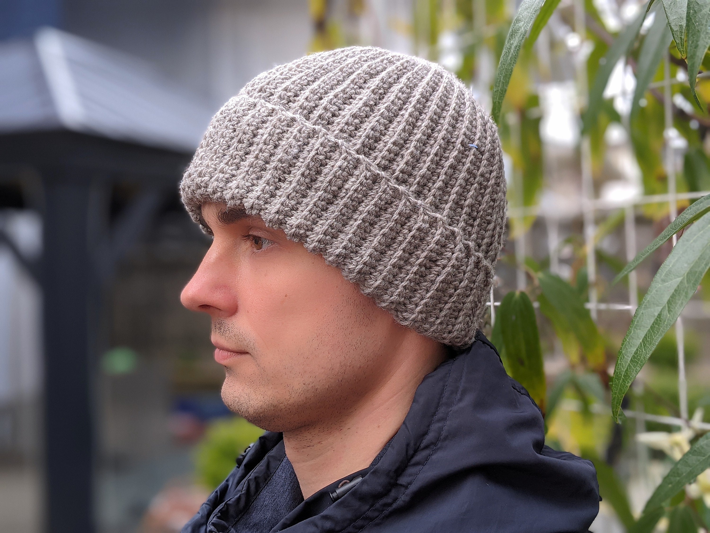 Crochet Ribbed Hat Pattern for Men & Women (Download Now) - Etsy