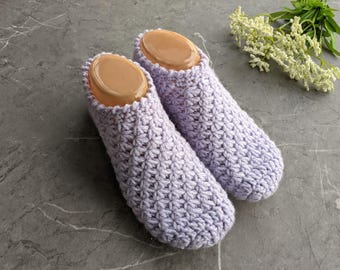Crochet Soft House Slippers Pattern