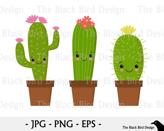 Cartoon Cactus Potted Plant Plant Cactus PNG , Cacto Clipart