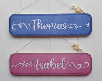 Wooden Name Plate Etsy