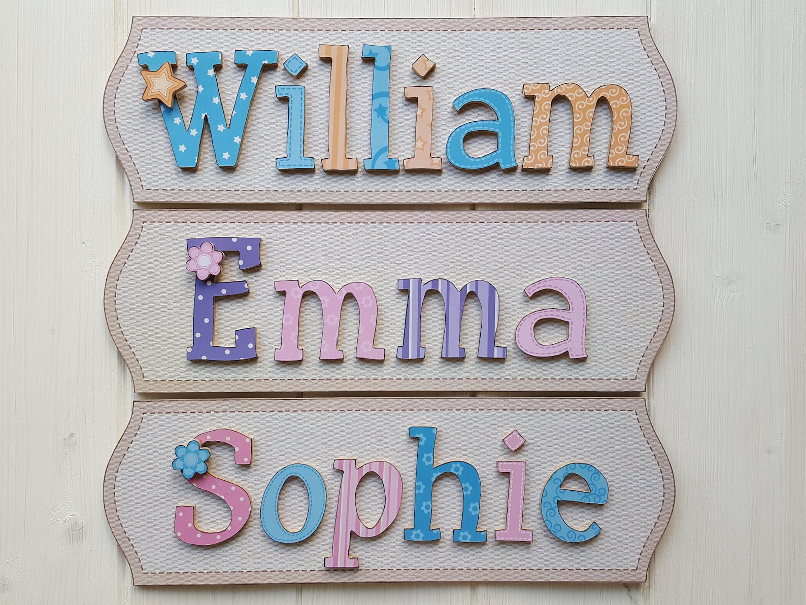 Wooden Name Plaque Bedroom Door Name Sign Personalised Etsy UK