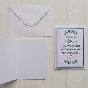 Pack of 6 Bible Verse Greeting Cards, Set of 6, Uplifting Christian A6 ...