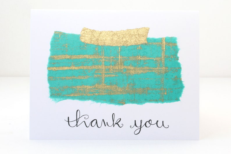 Handmade Thank You Cards Unique Thank You Cards Thank You Etsy