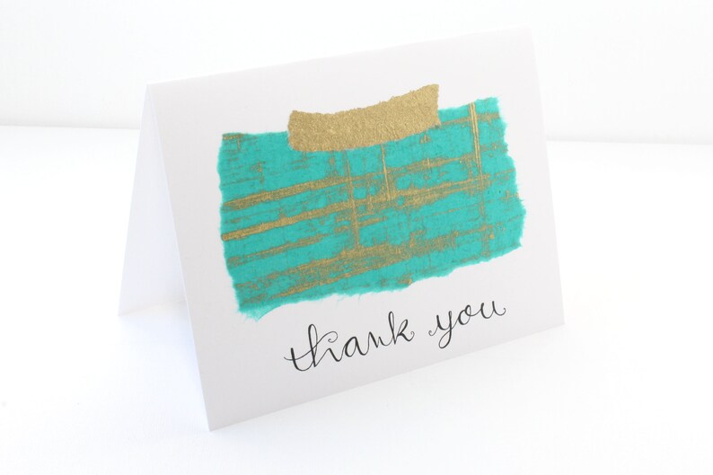 Handmade Thank You Cards Unique Thank You Cards Thank You Etsy