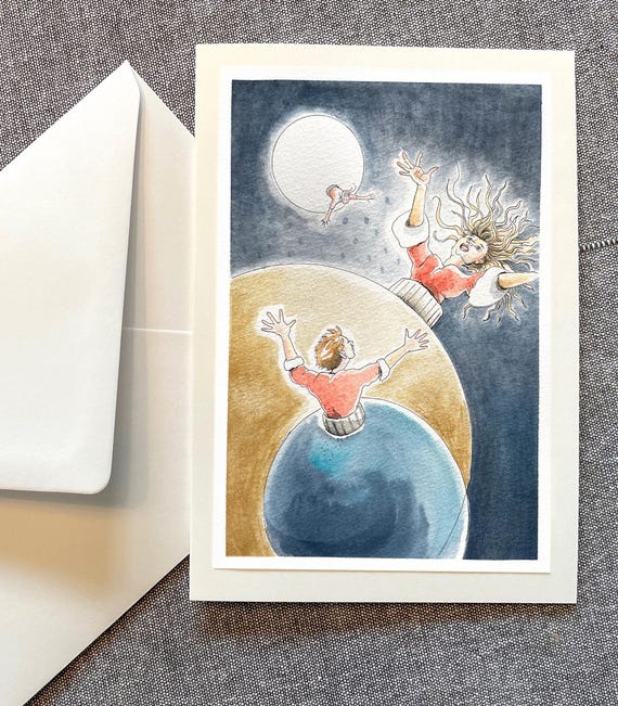 "Lost at Christmas" | nachdenkliche Weihnachtskarte B6